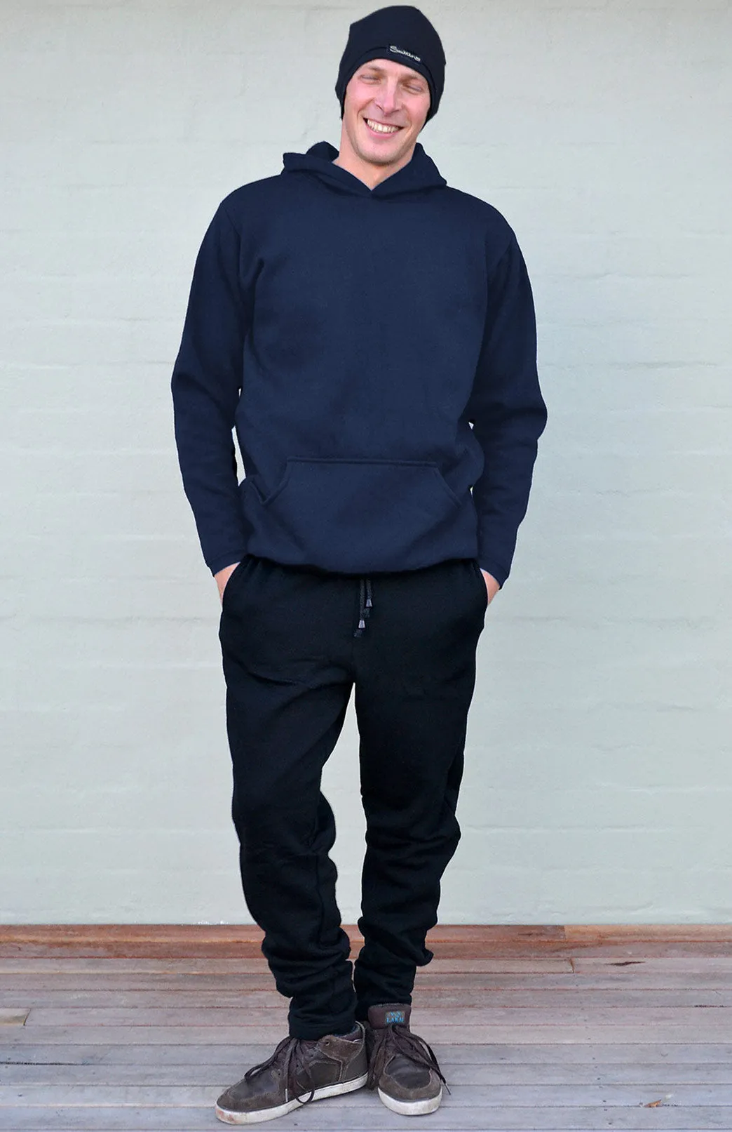 100% Wool Fleece Hoody Updated