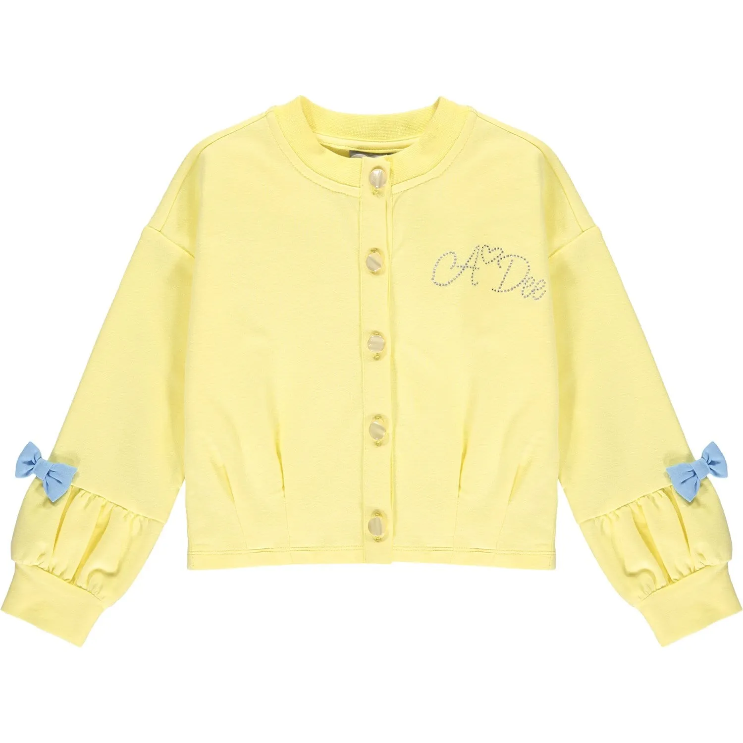 A DEE - Jasmine Jersey Cardigan - Lemon