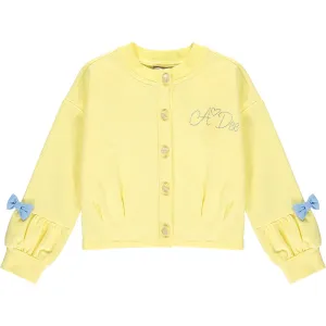 A DEE - Jasmine Jersey Cardigan - Lemon