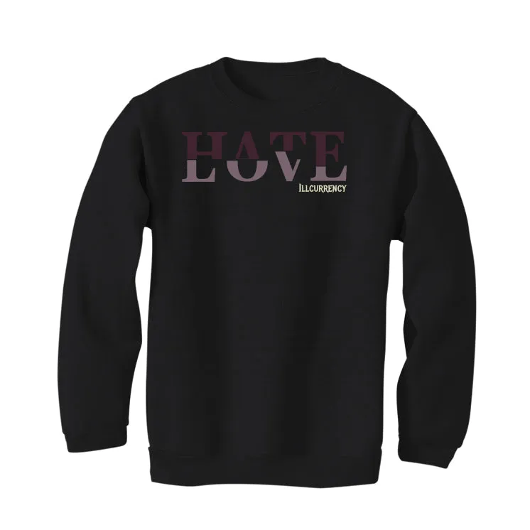 A Ma Maniere x Air Jordan 4 SP "Violet Ore" Black T-Shirt (Hate Love)