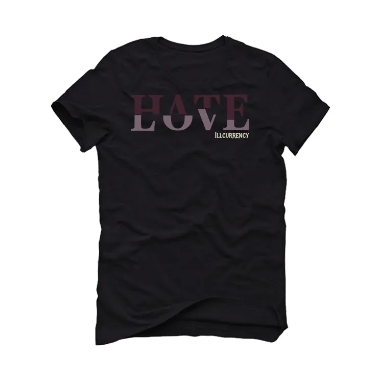 A Ma Maniere x Air Jordan 4 SP "Violet Ore" Black T-Shirt (Hate Love)