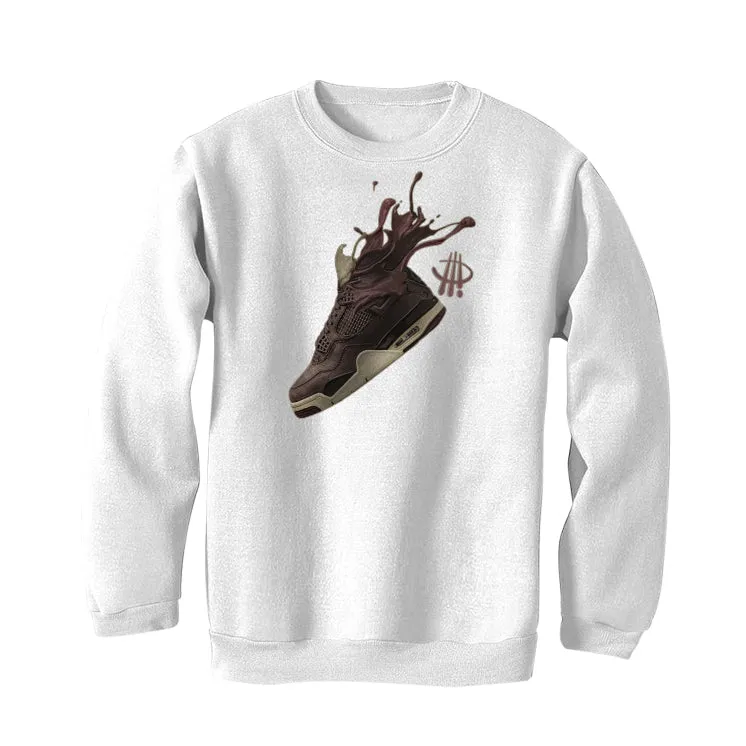 A Ma Maniere x Air Jordan 4 SP "Violet Ore" White T-Shirt (SPLASH)