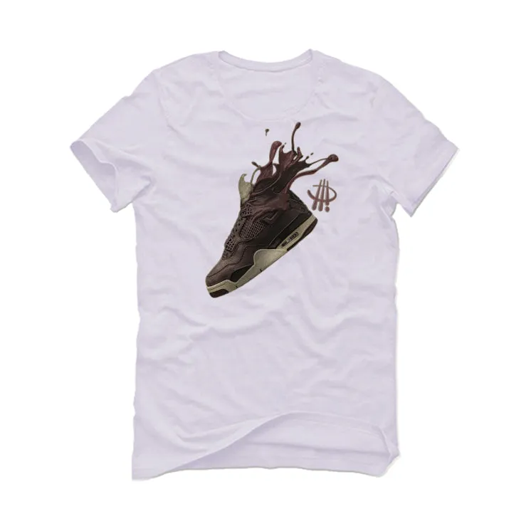 A Ma Maniere x Air Jordan 4 SP "Violet Ore" White T-Shirt (SPLASH)