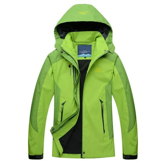 Ashore Shop Women and Mens Waterproof Windbreaker Hiking Jacket