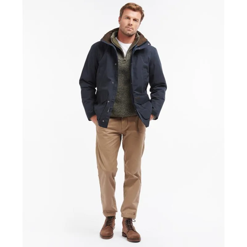 Barbour Brockstone Mens Waterproof Jacket - Navy