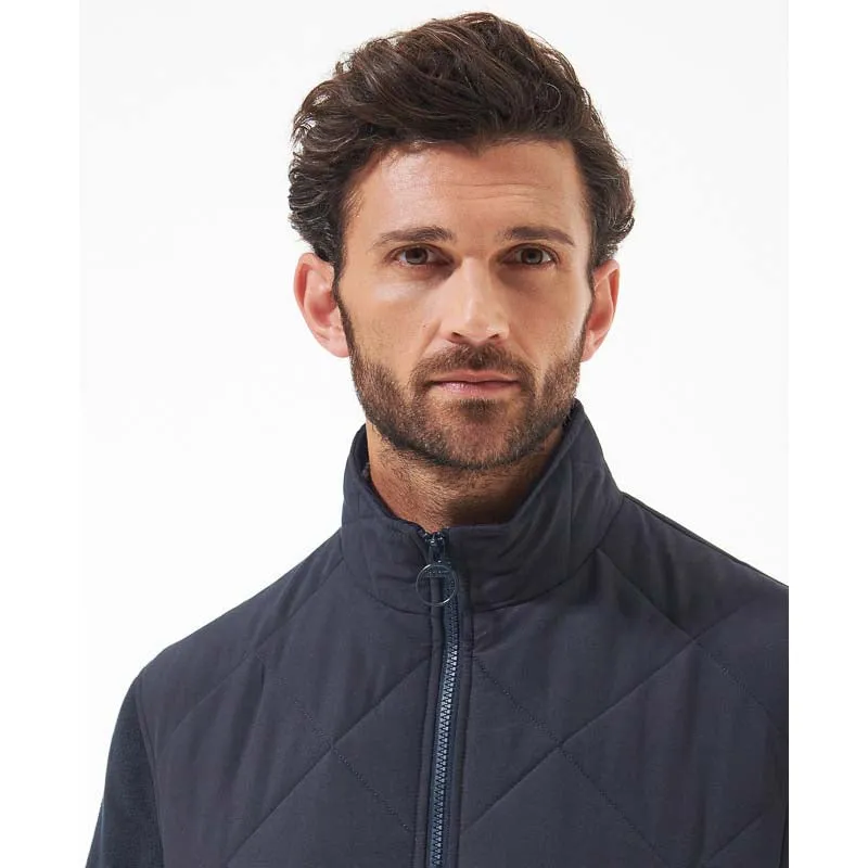 Barbour Hybrid Mens Fleece Jacket - Navy