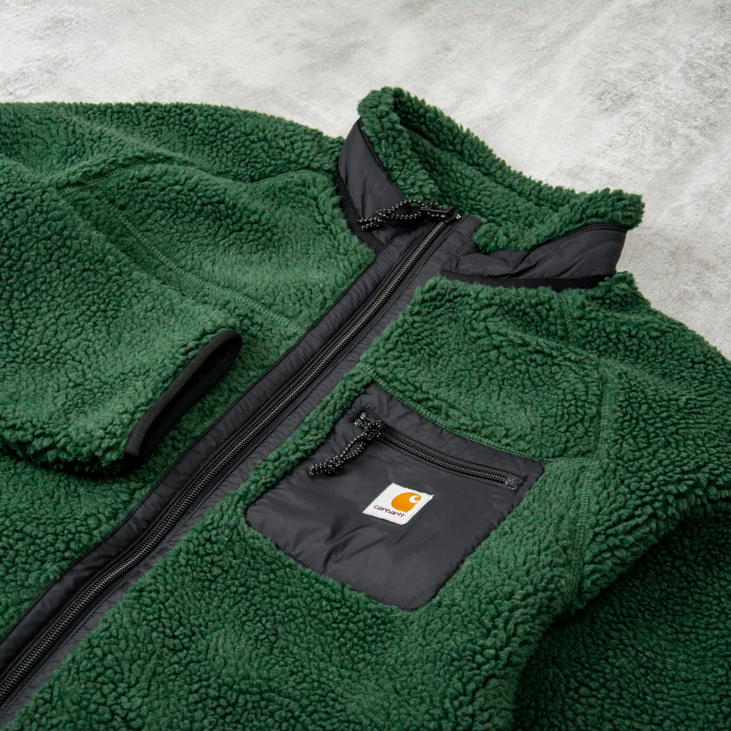 Carhartt WIP Prentis Fleece Liner Jacket - Sycamore Tree / Black