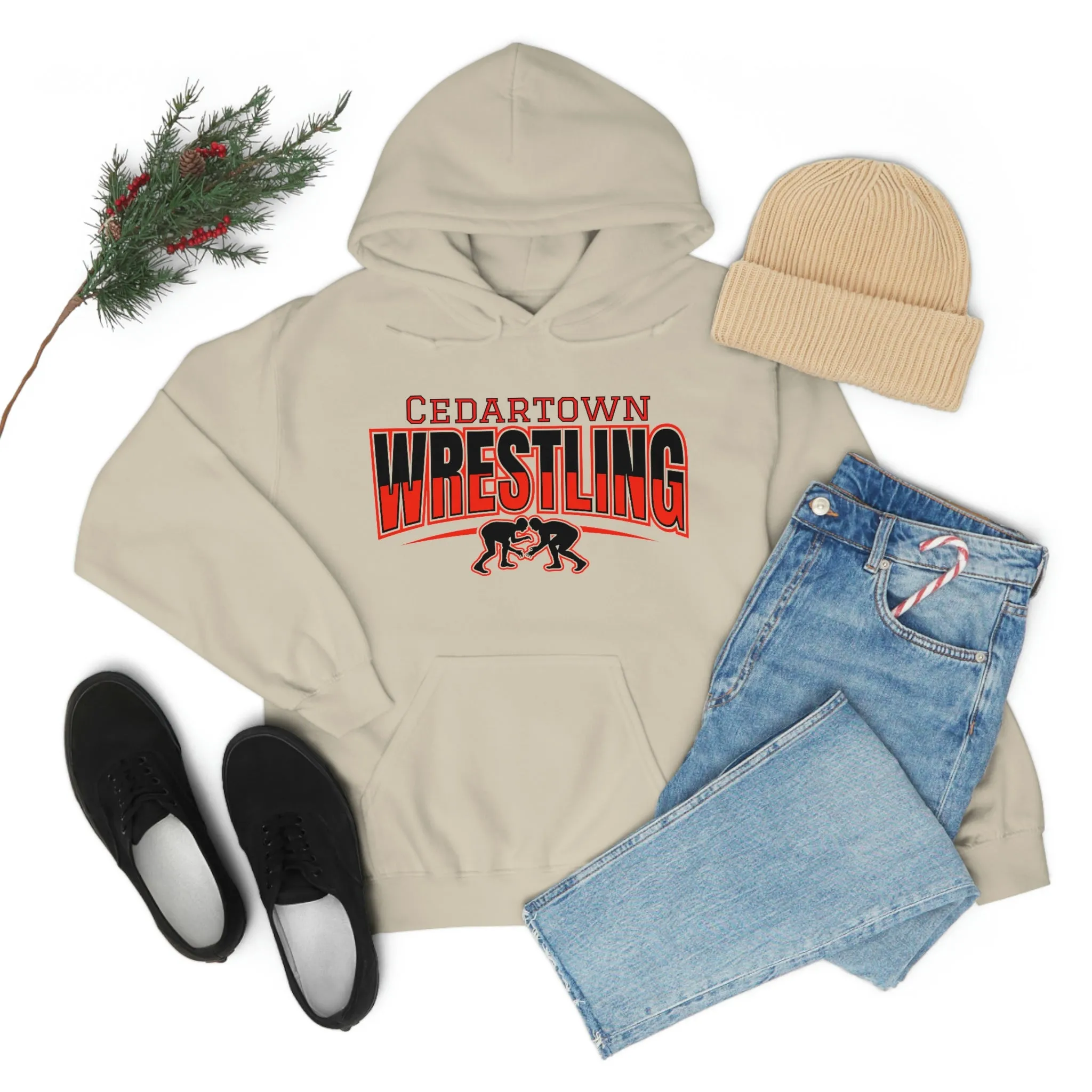 Cedartown Wrestling Unisex Heavy Blend Hooded Sweatshirt