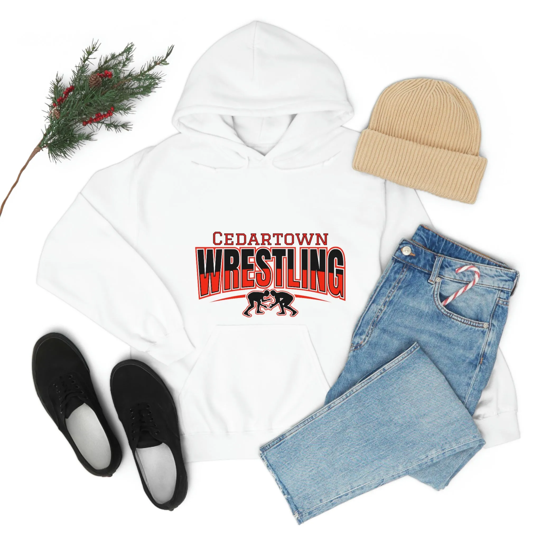 Cedartown Wrestling Unisex Heavy Blend Hooded Sweatshirt