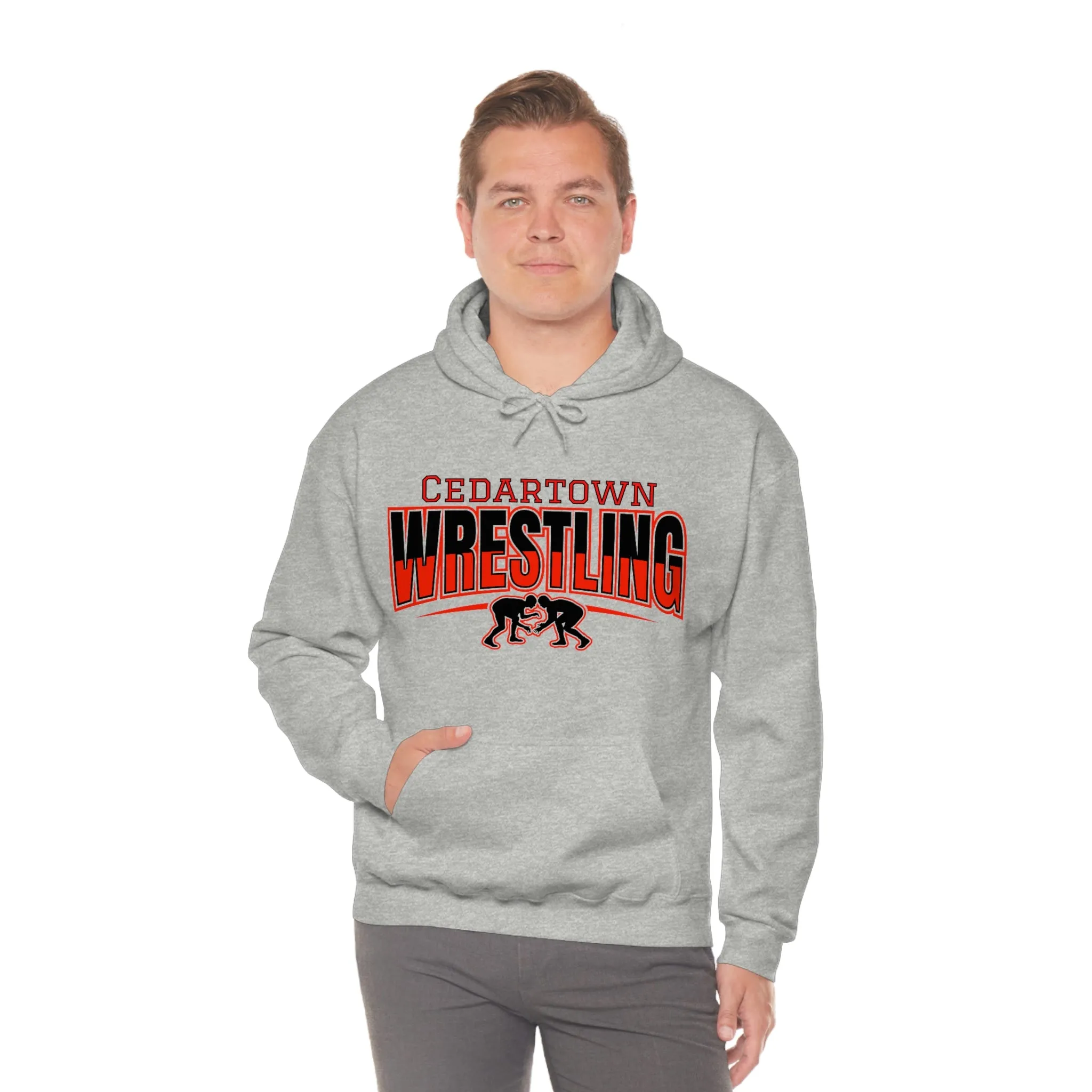 Cedartown Wrestling Unisex Heavy Blend Hooded Sweatshirt