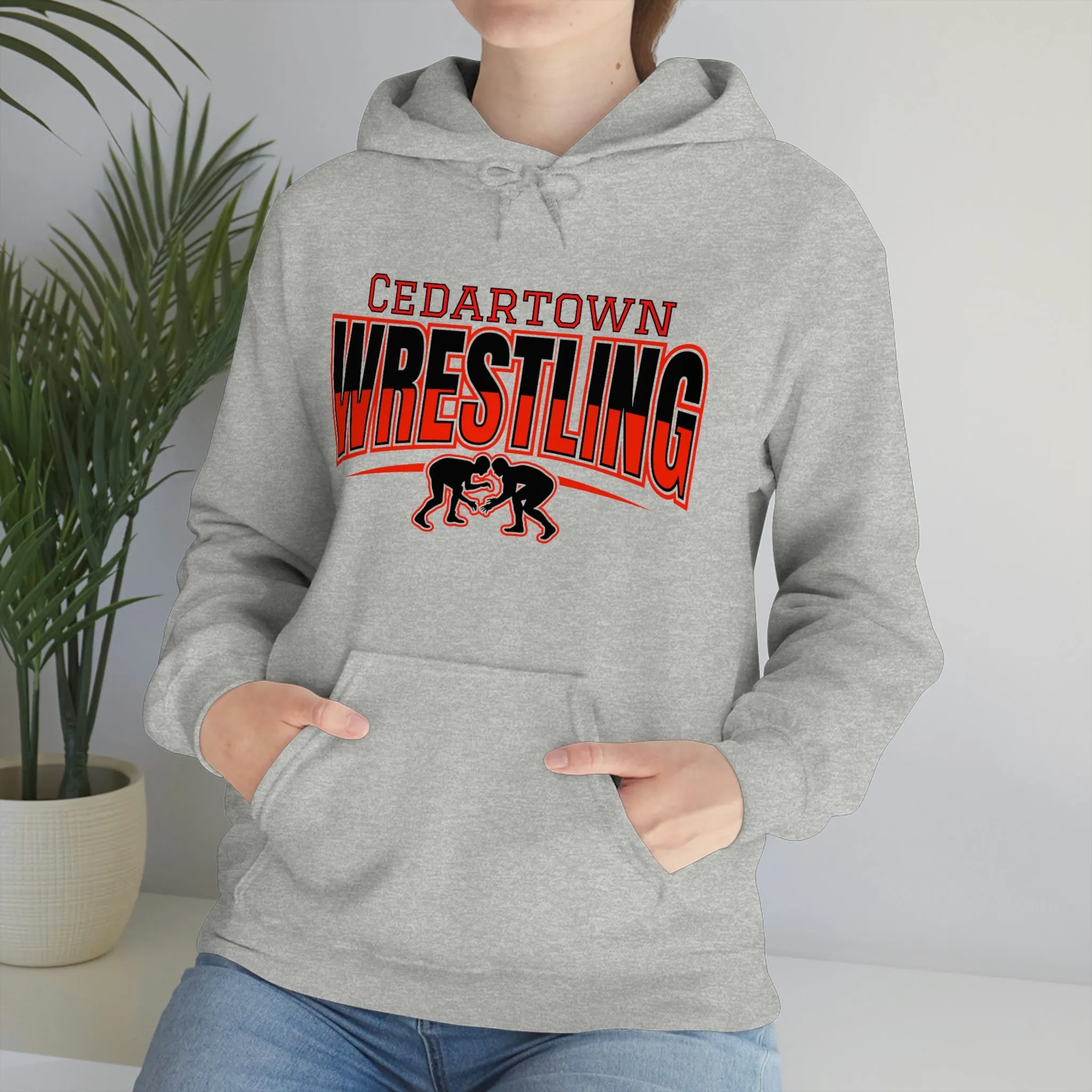 Cedartown Wrestling Unisex Heavy Blend Hooded Sweatshirt