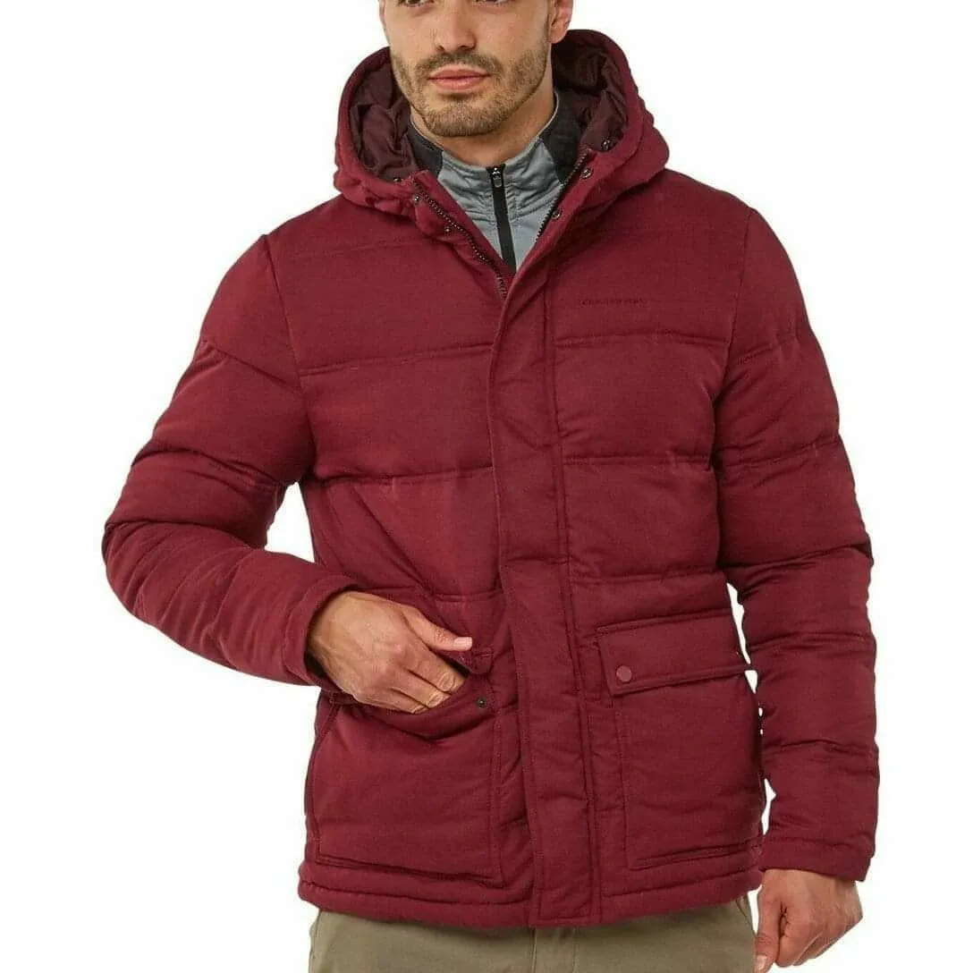 Craghoppers Campellio Hooded Mens Downlike Jacket - Red