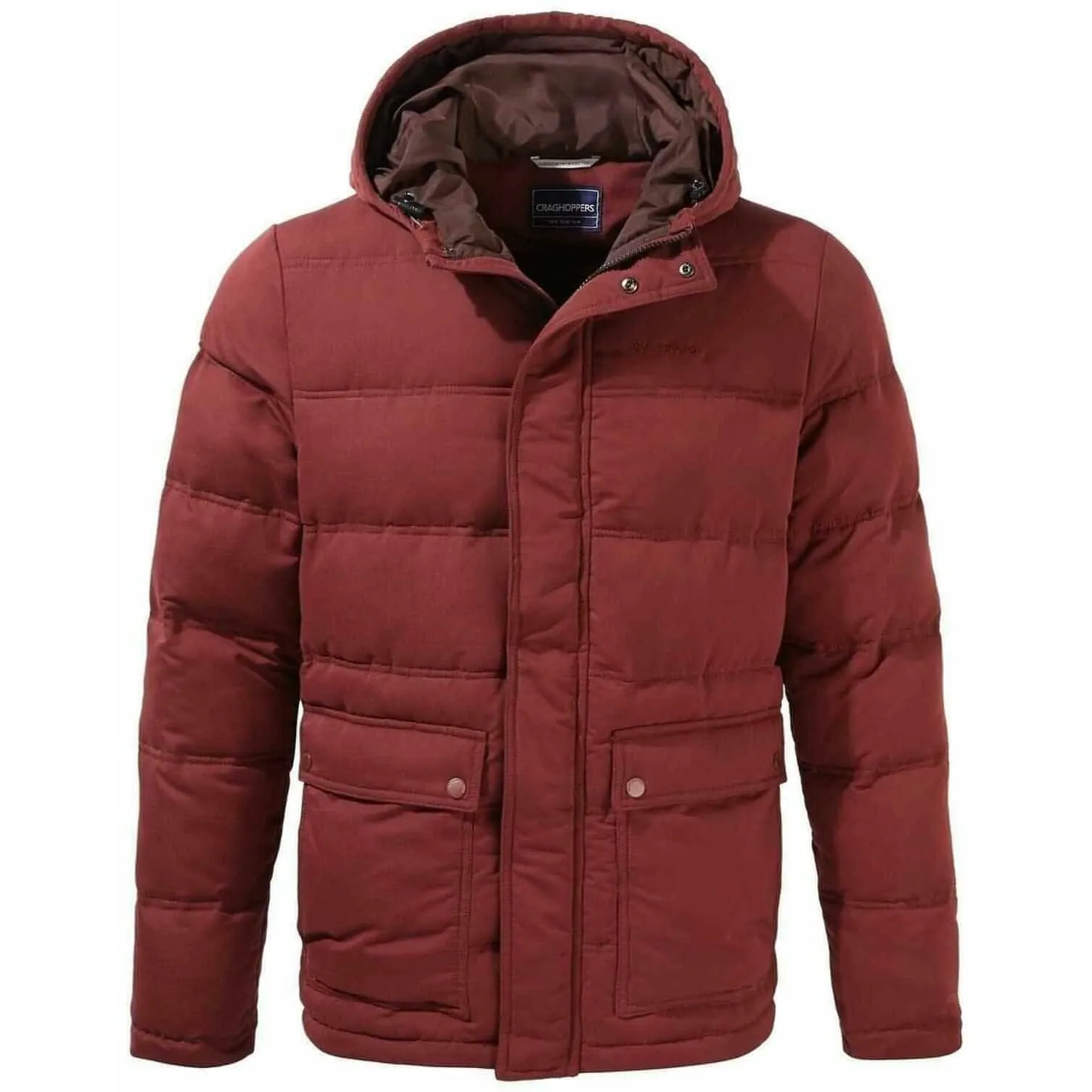 Craghoppers Campellio Hooded Mens Downlike Jacket - Red