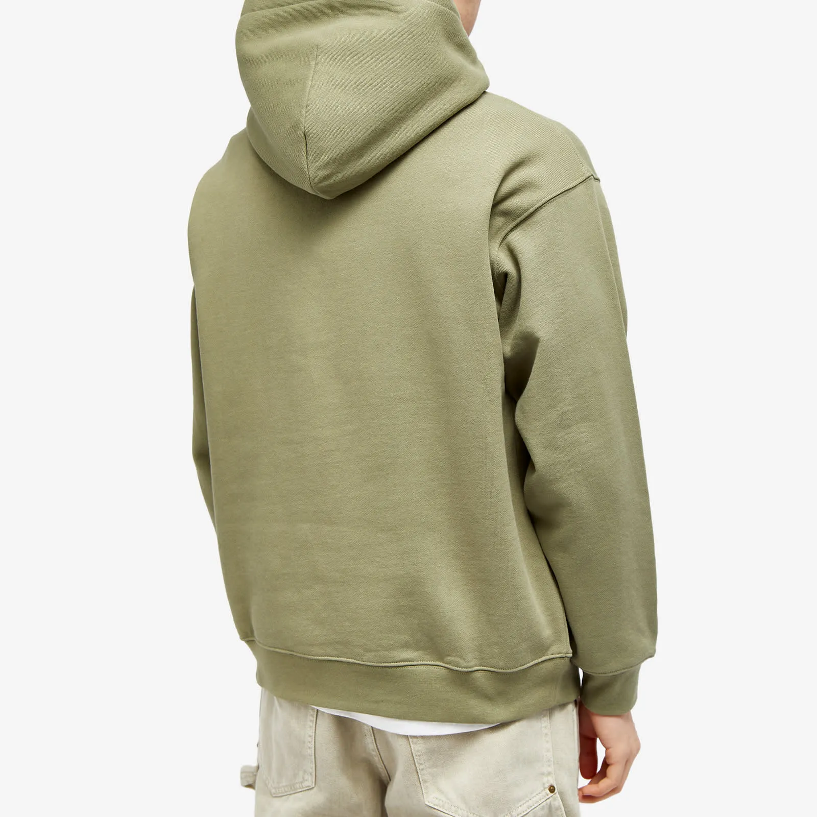 Dime Classic Small Logo Hoodie, Army Green