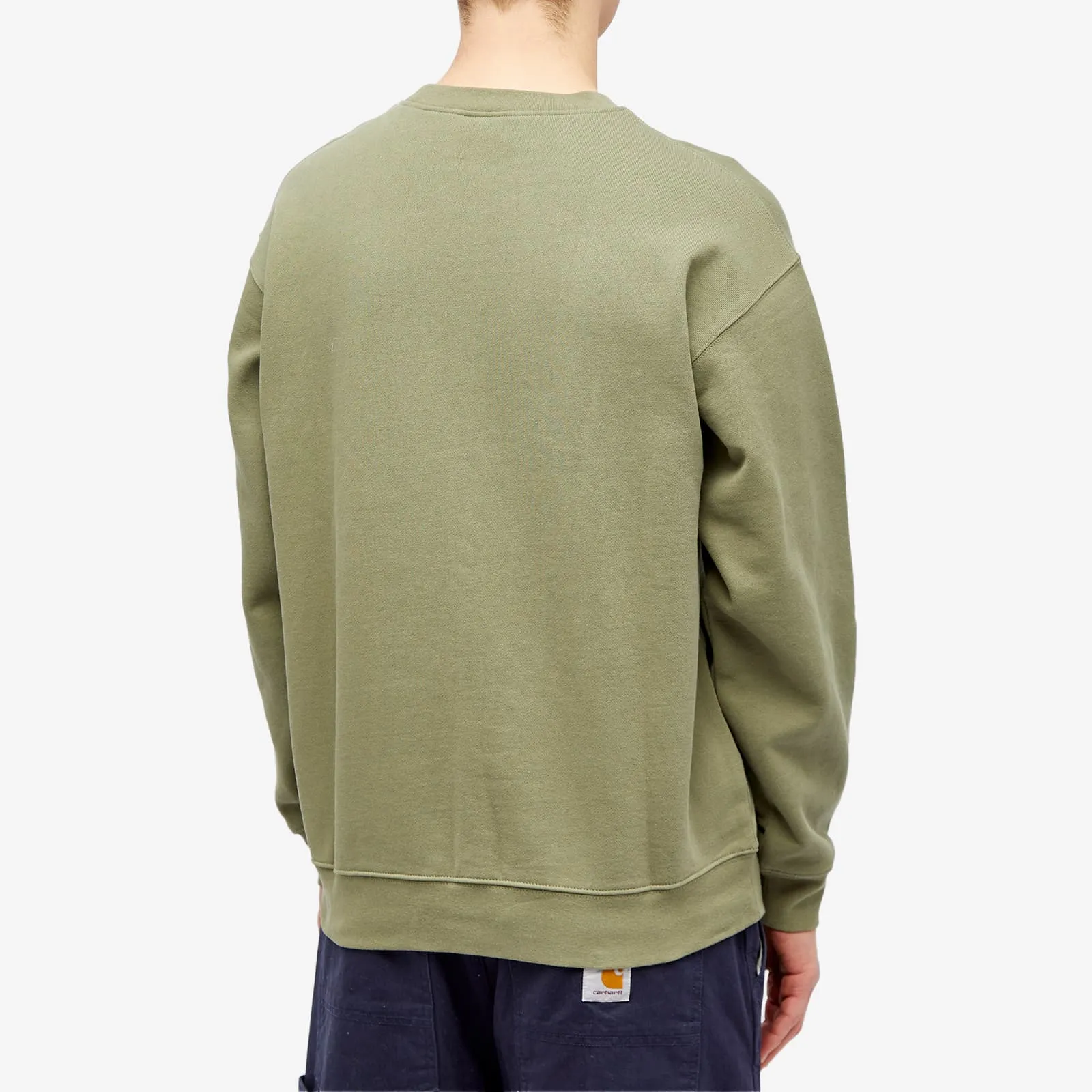 Dime Pawz Chenille Sweatshirt, Army Green