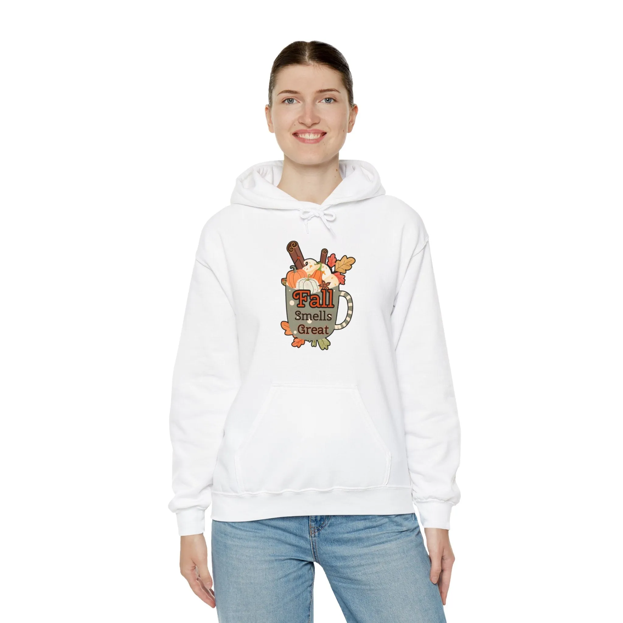 Fall Smells Great Unisex Heavy Blend™ Hooded Sweatshirt