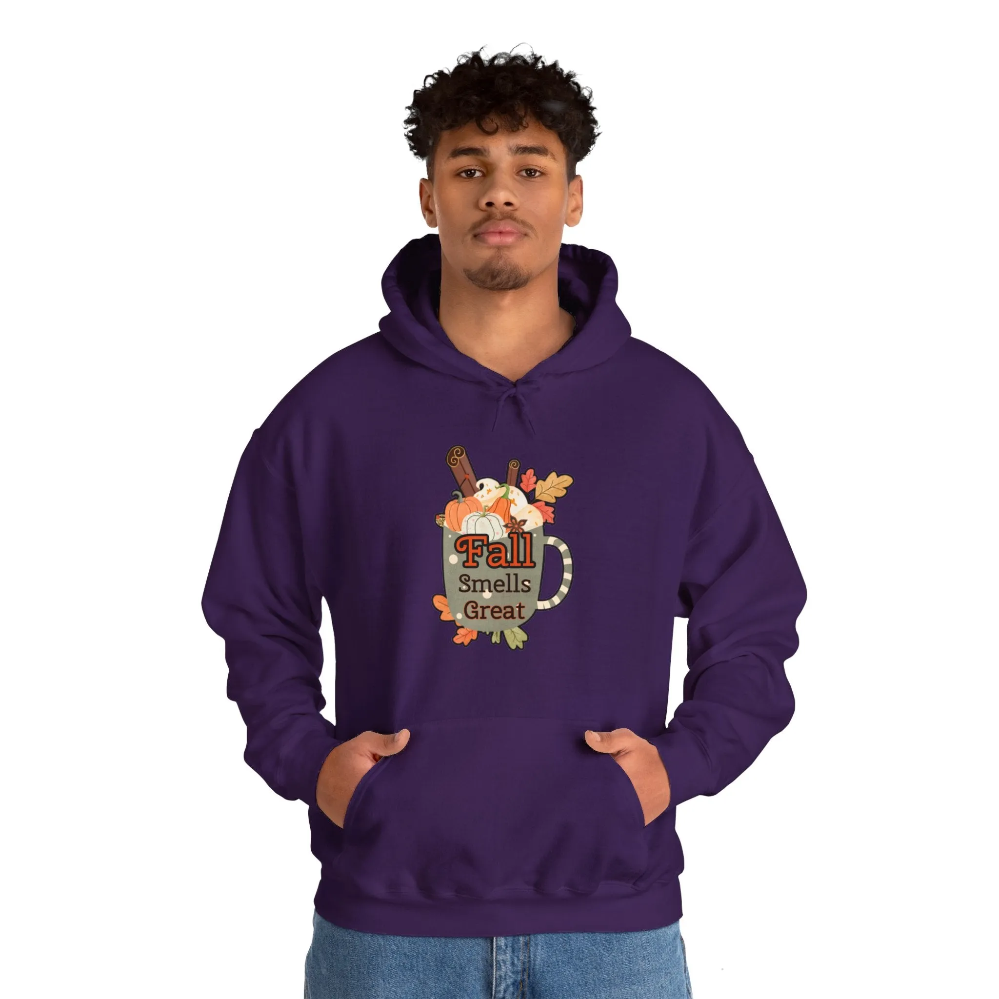 Fall Smells Great Unisex Heavy Blend™ Hooded Sweatshirt