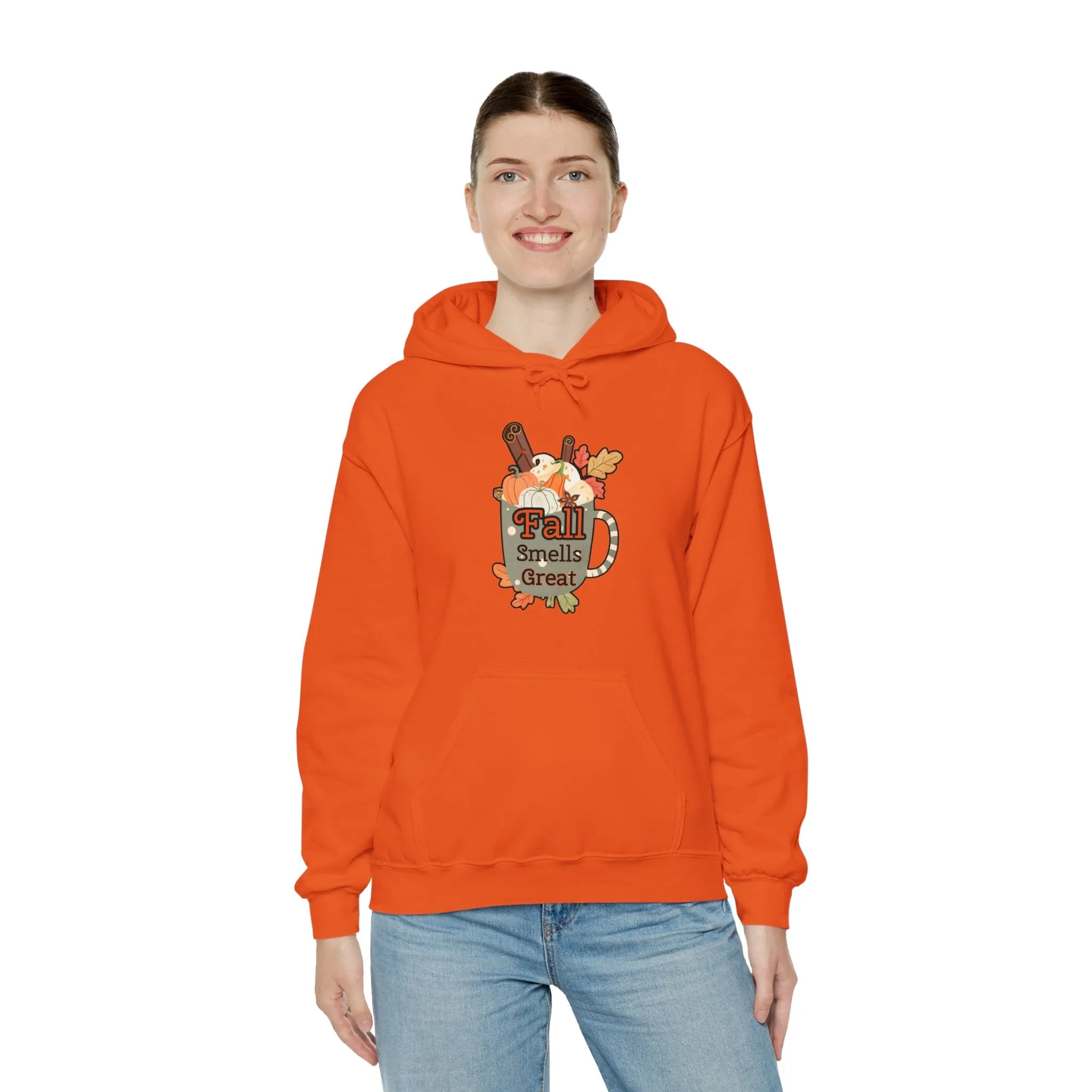 Fall Smells Great Unisex Heavy Blend™ Hooded Sweatshirt