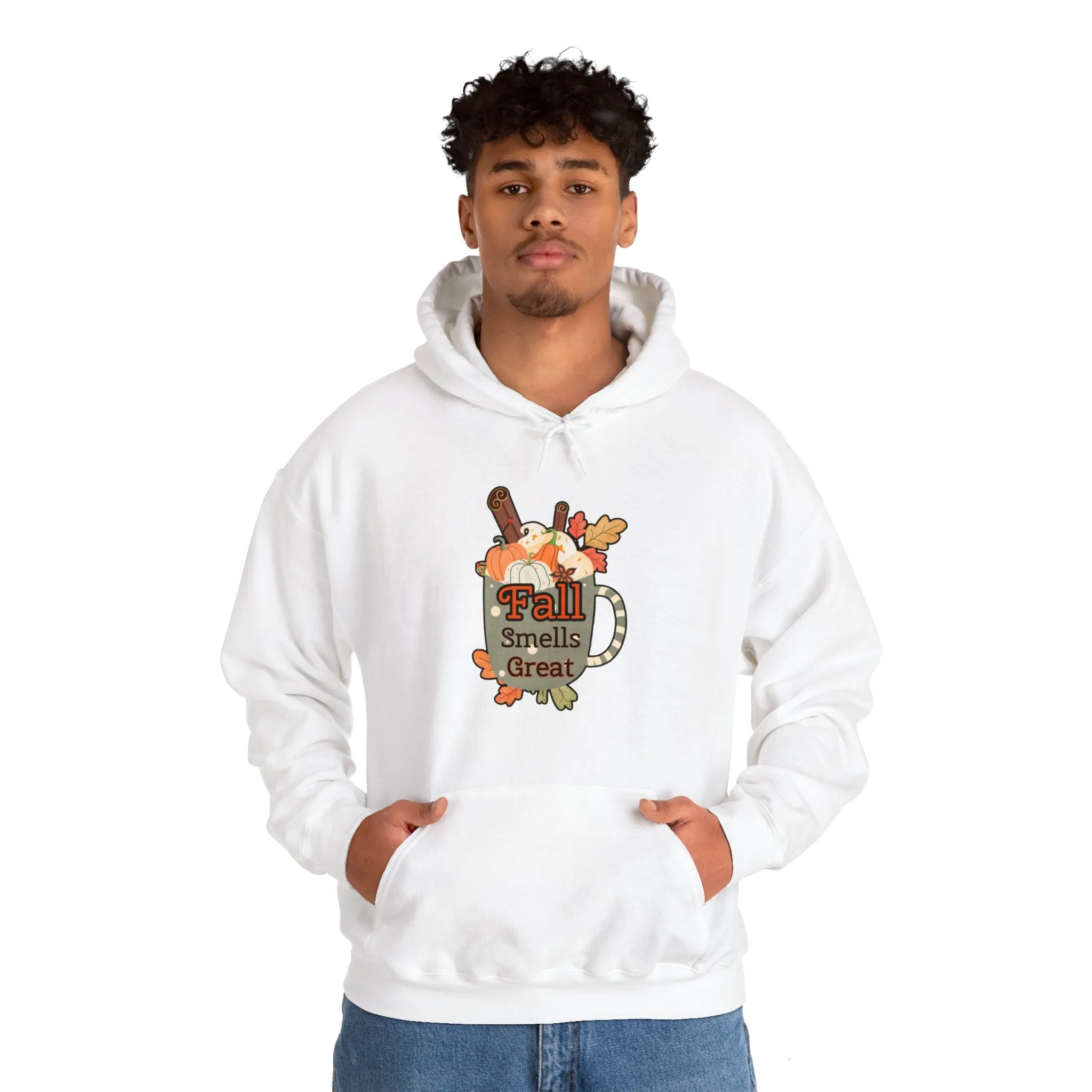 Fall Smells Great Unisex Heavy Blend™ Hooded Sweatshirt