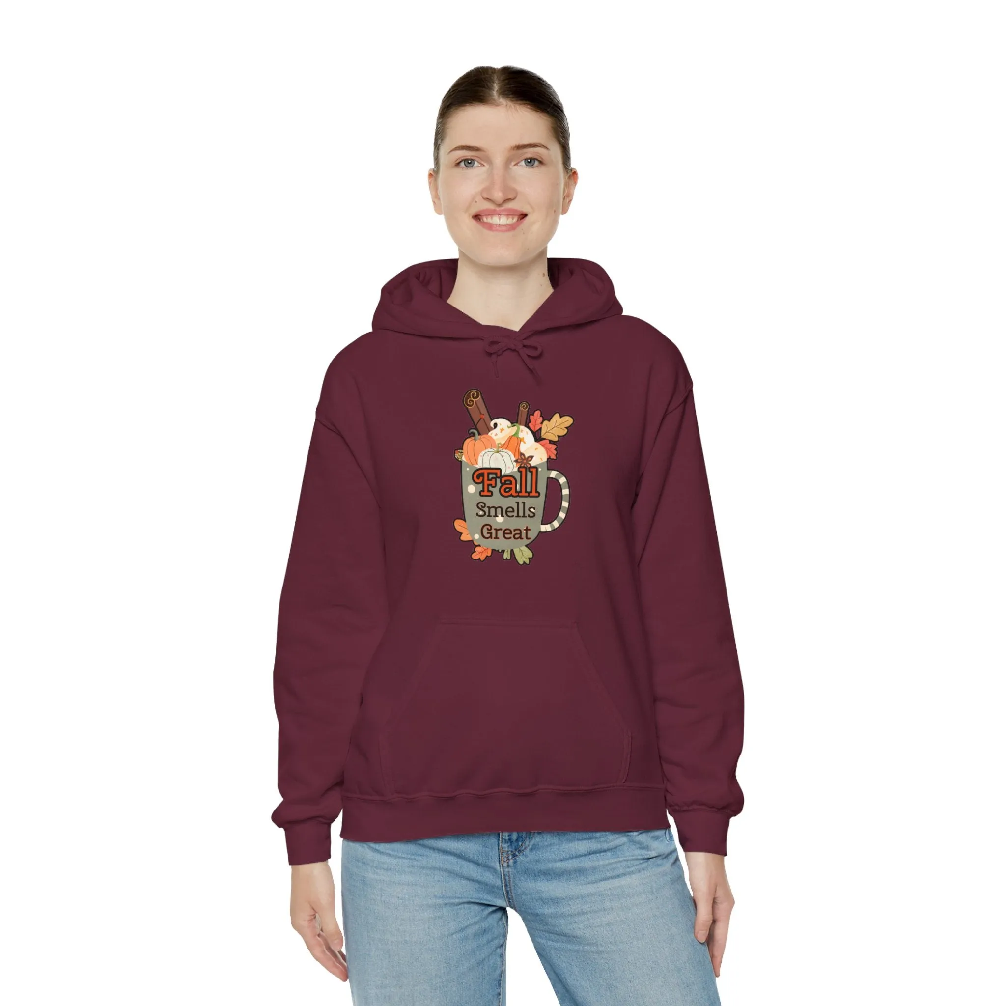 Fall Smells Great Unisex Heavy Blend™ Hooded Sweatshirt