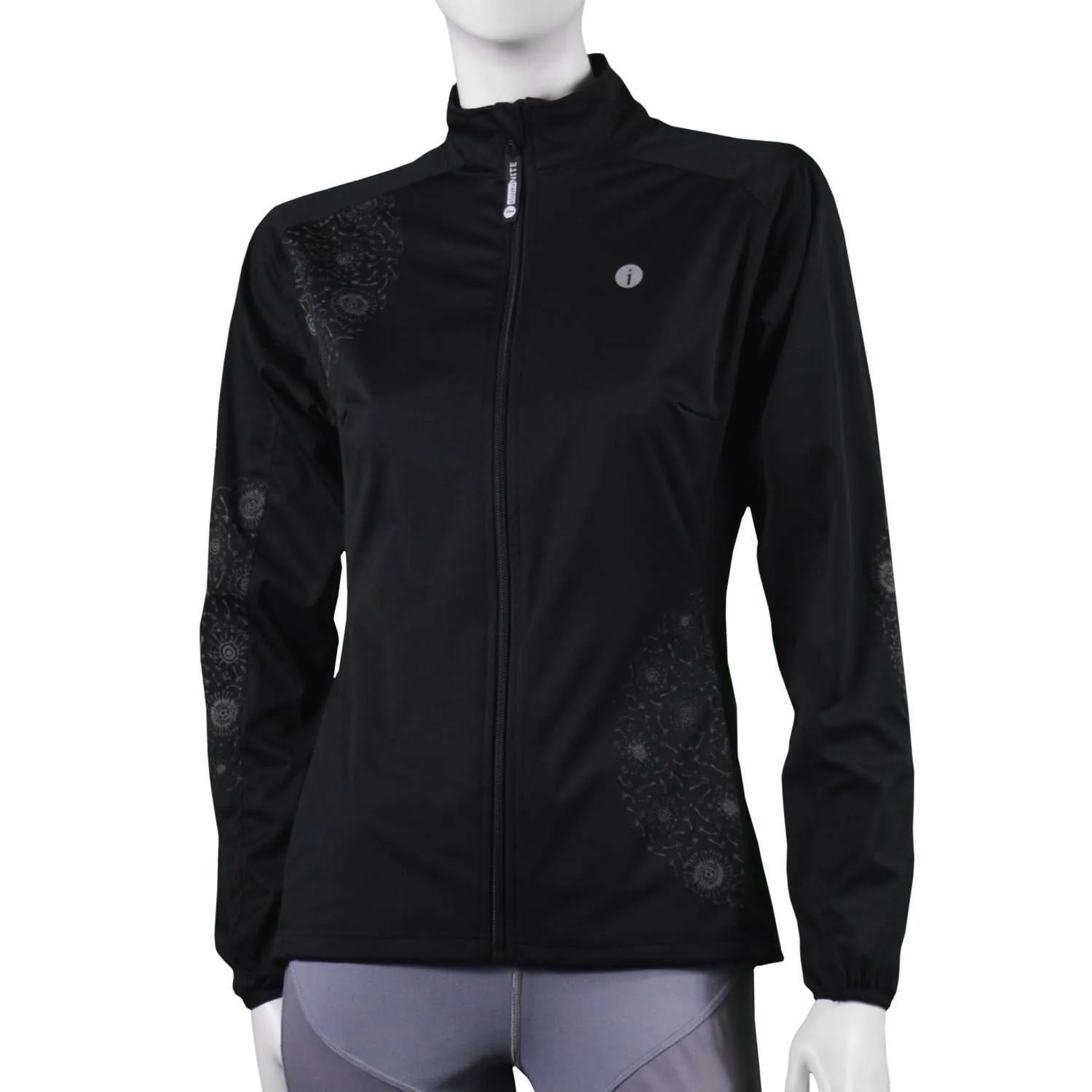 FINAL SALE: Women's Softshell Reflective Dandelion Jacket in Black