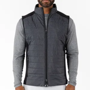 Fulton Performance Vest | Heather - Black/White