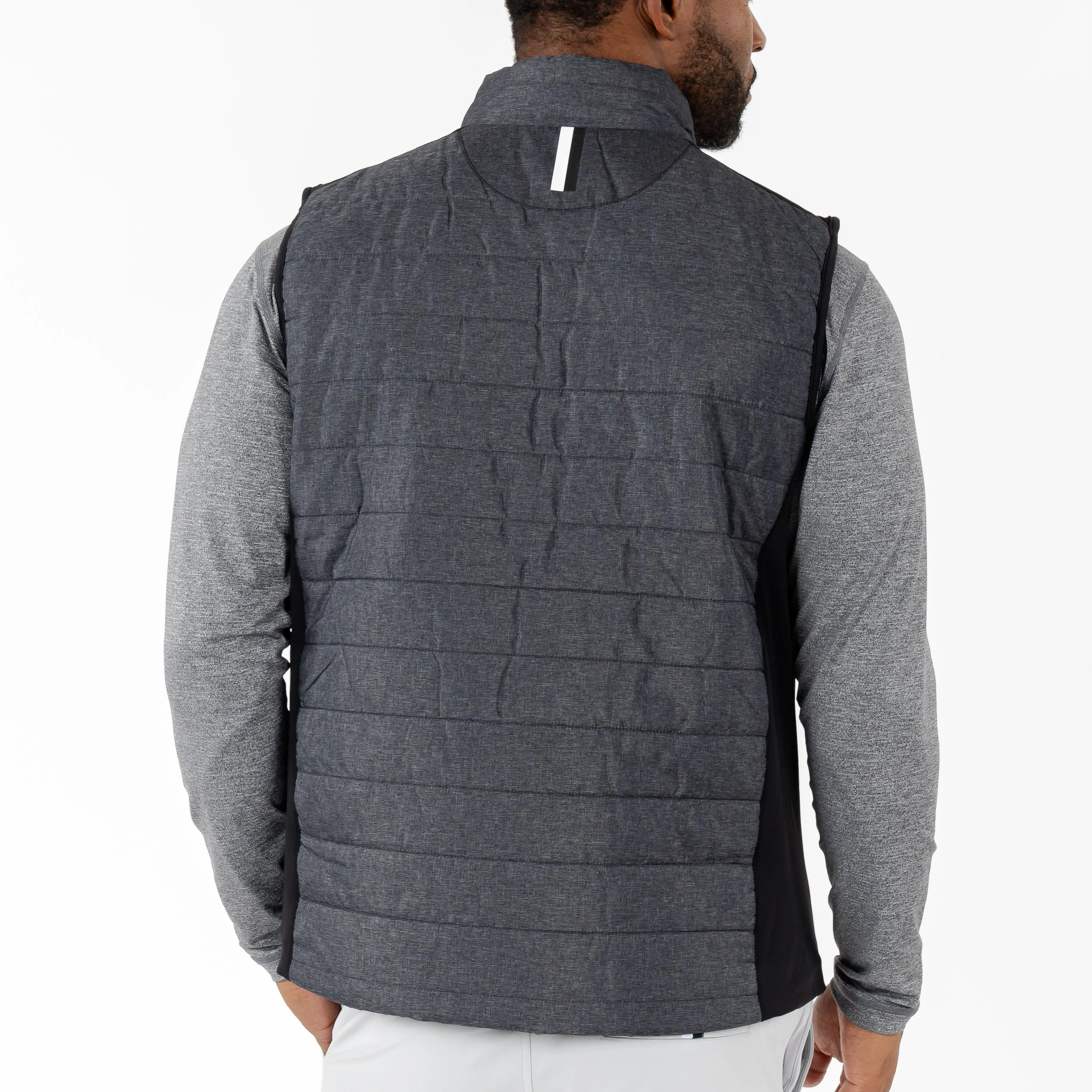 Fulton Performance Vest | Heather - Black/White