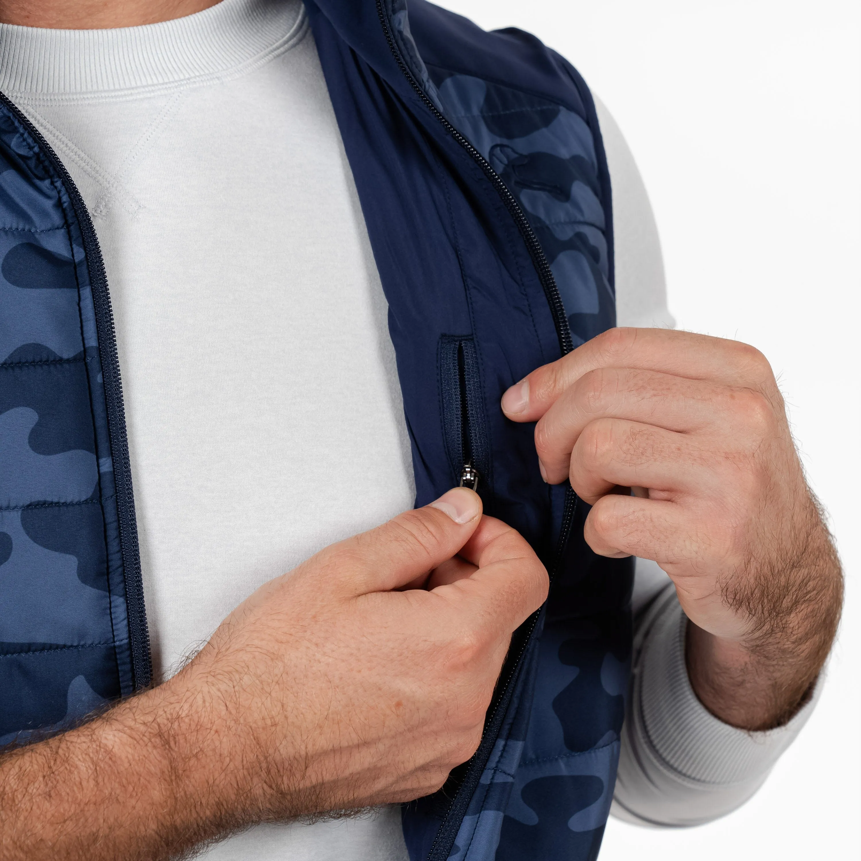 Fulton Performance Vest | The Ruck Camo - Fleet Navy/Slate Blue