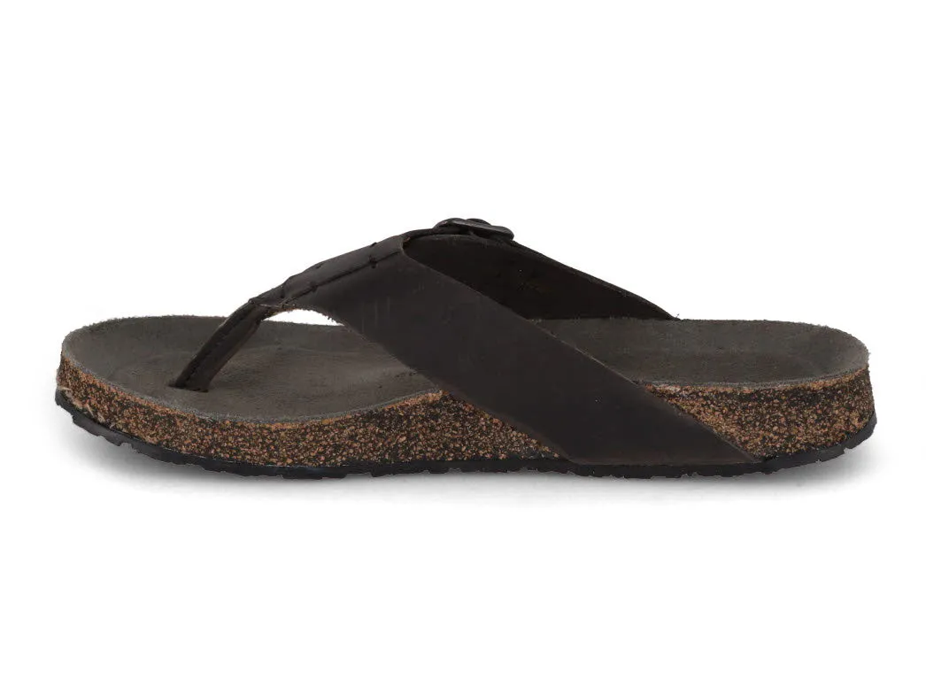 HAFLINGER Men's Leather Thong Sandals Bio Rio