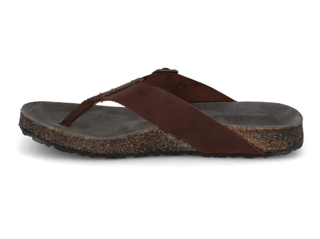 HAFLINGER Men's Leather Thong Sandals Bio Rio