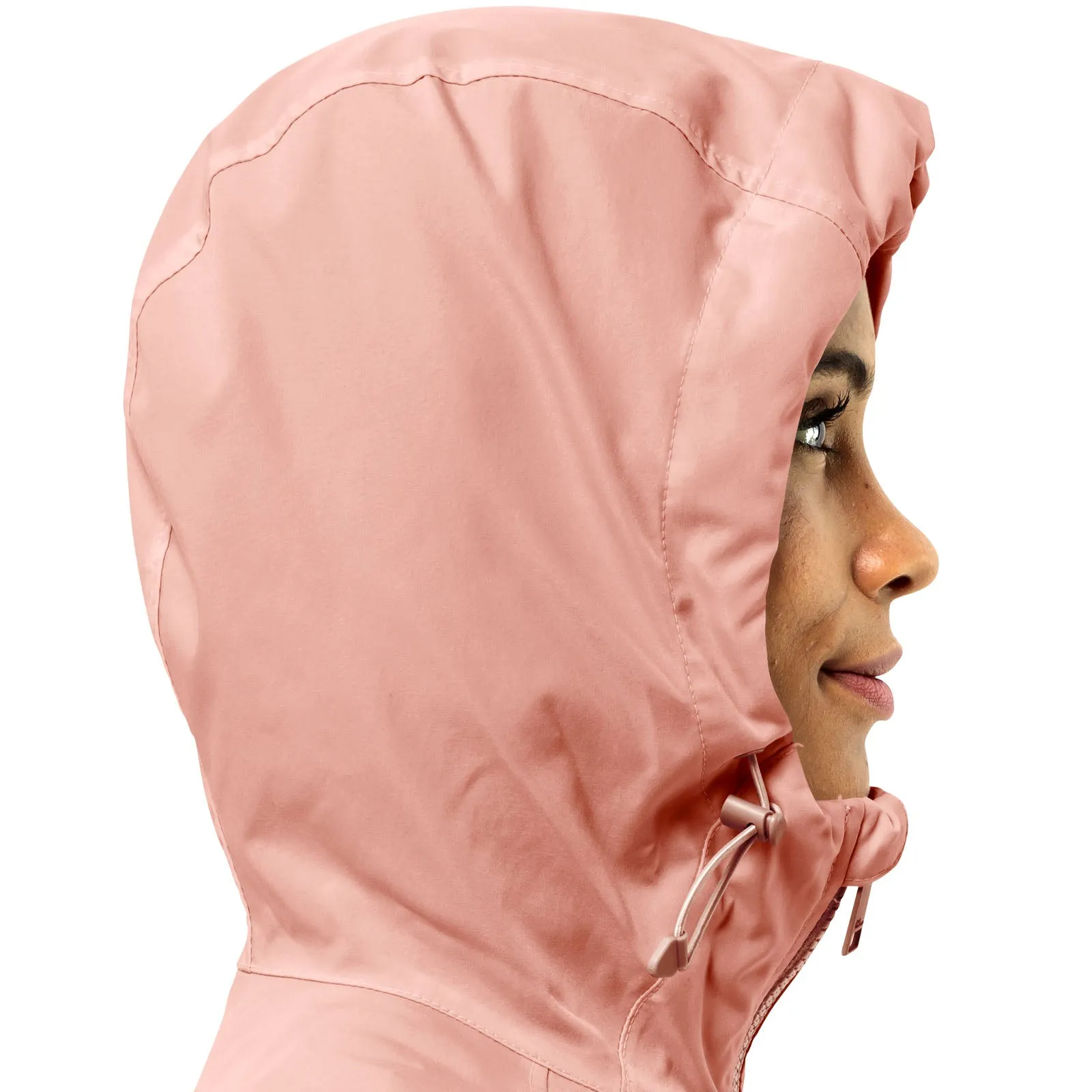 Jack Wolfskin Womens Desert Wind Hooded Jacket - Rose Dawn