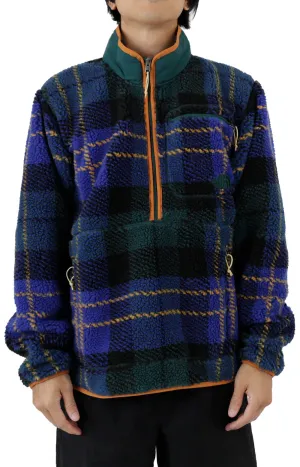 Jacquard Extreme Pile Pullover (NF0A7WUR) - Ponderosa Green/Large Half Dome Plaid Pr