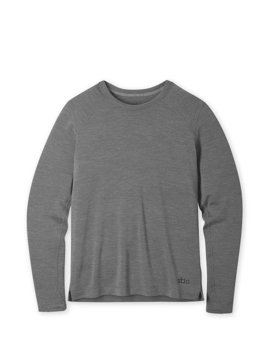 Men's Basis PeakWool Midweight Crew LS