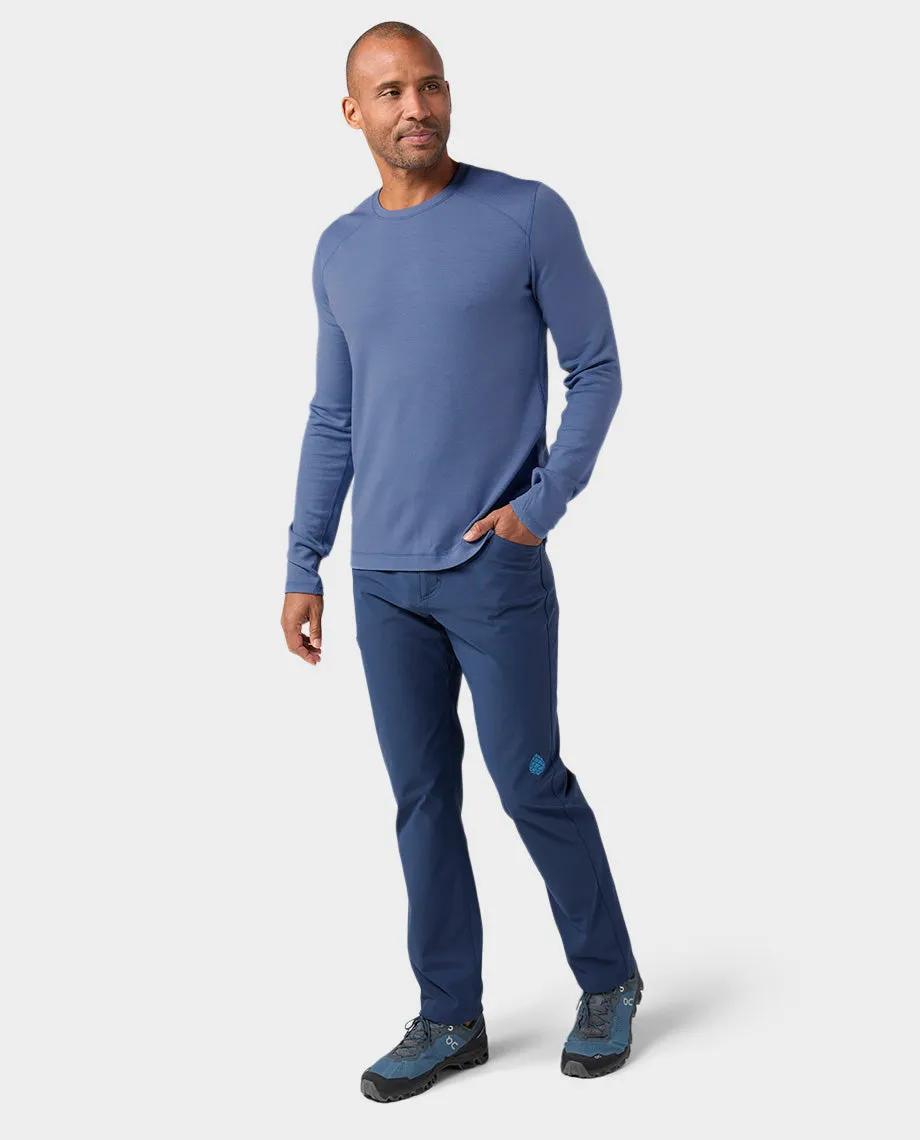 Men's Basis PeakWool Midweight Crew LS