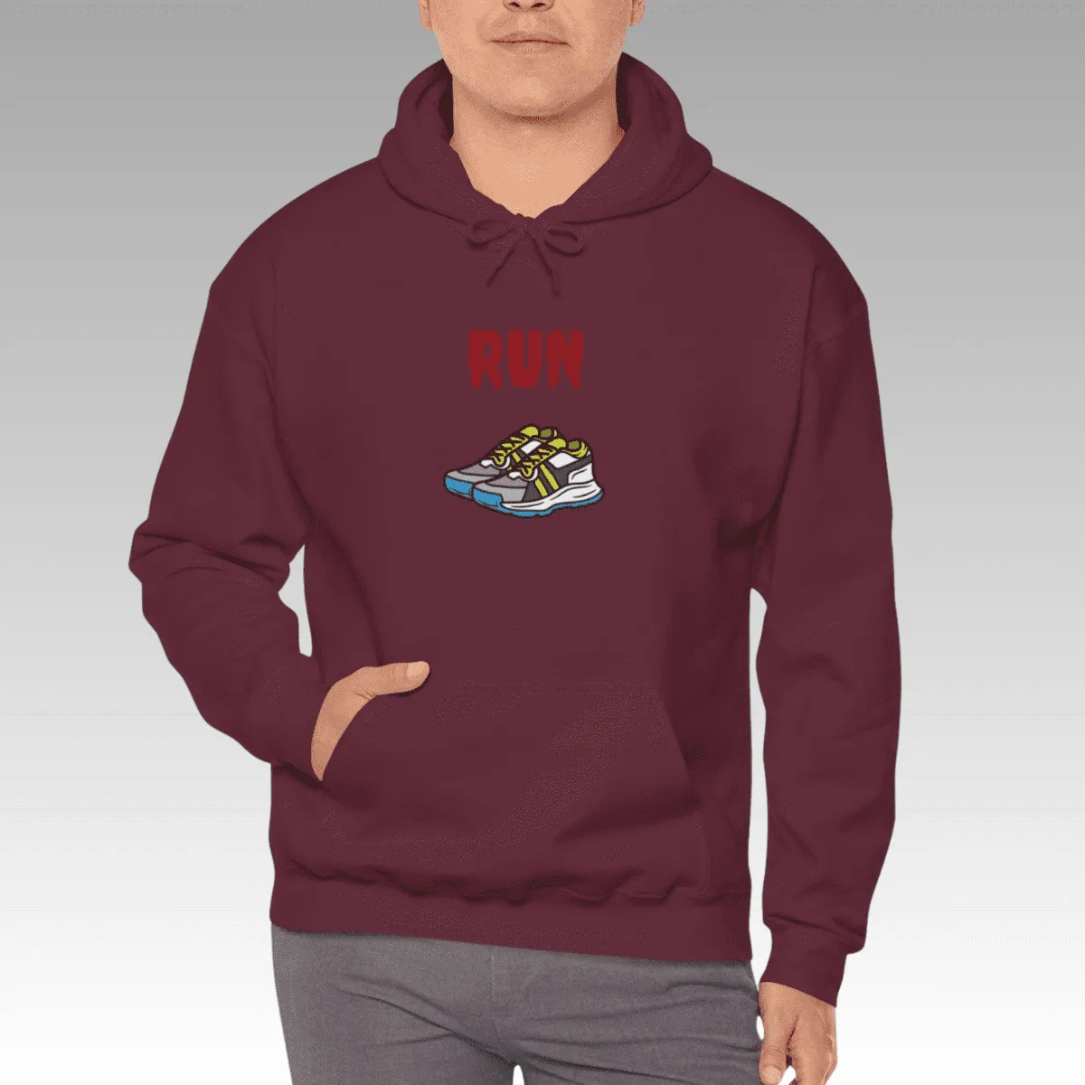 Men's Running Theme Hoodie