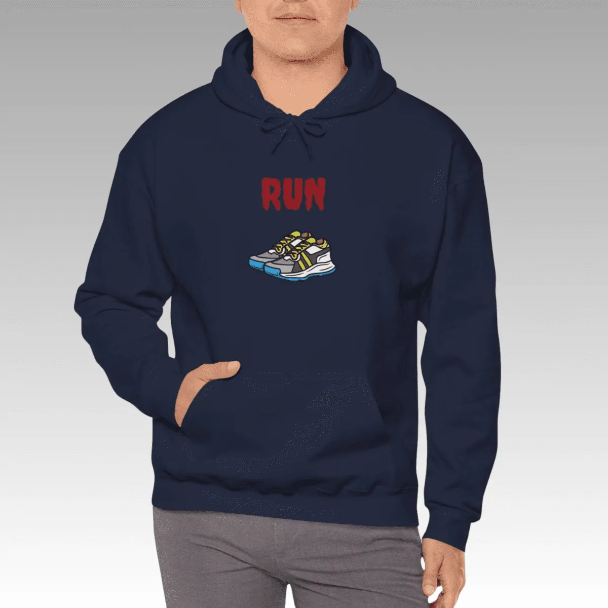 Men's Running Theme Hoodie