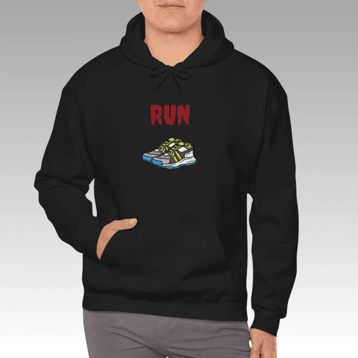 Men's Running Theme Hoodie