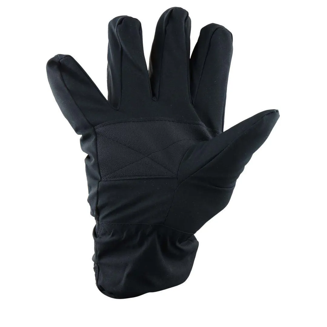 Mens Waterproof Insulated Gloves Snow Ski Elasticated Classis Black