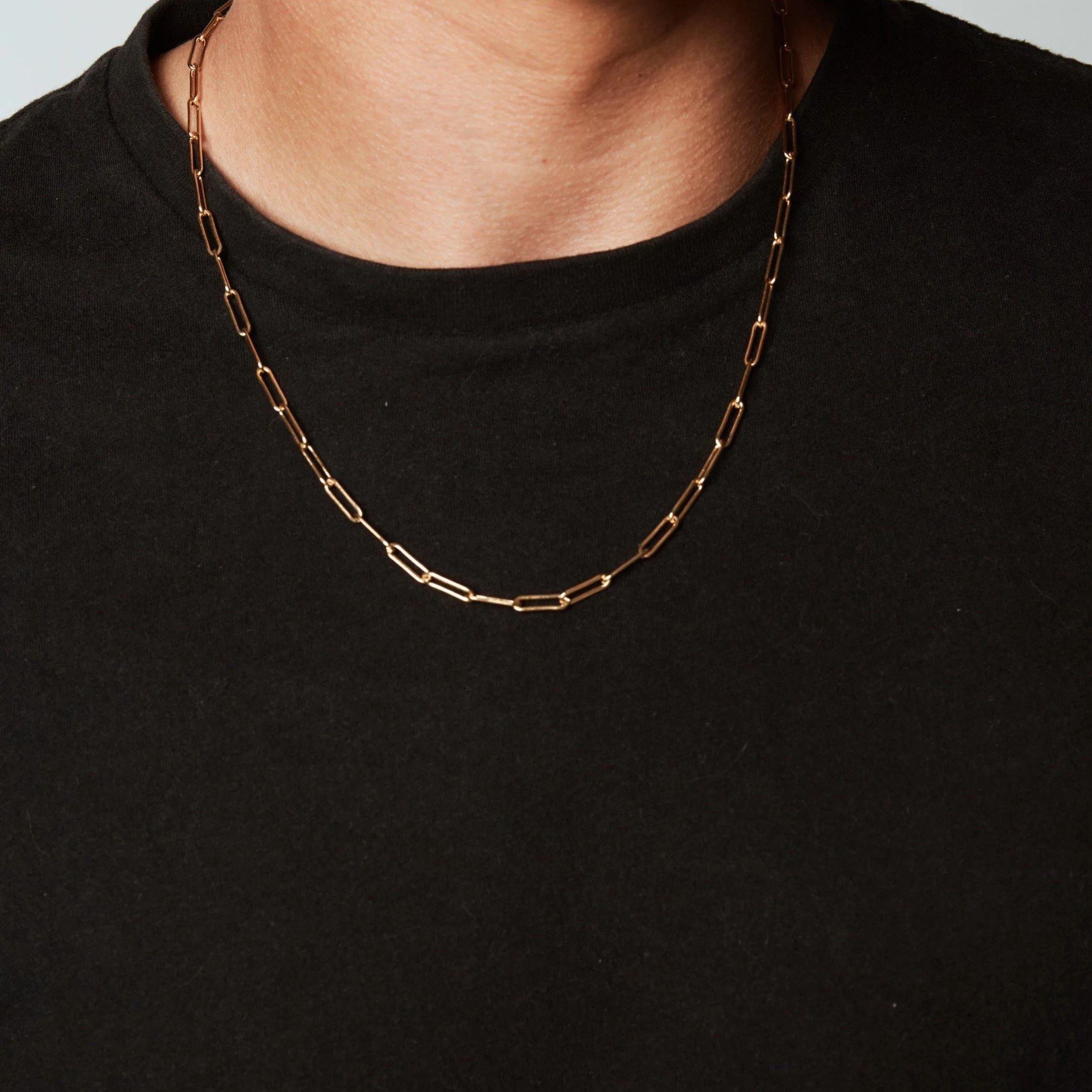 Men's Yves Chain Necklace - Gold