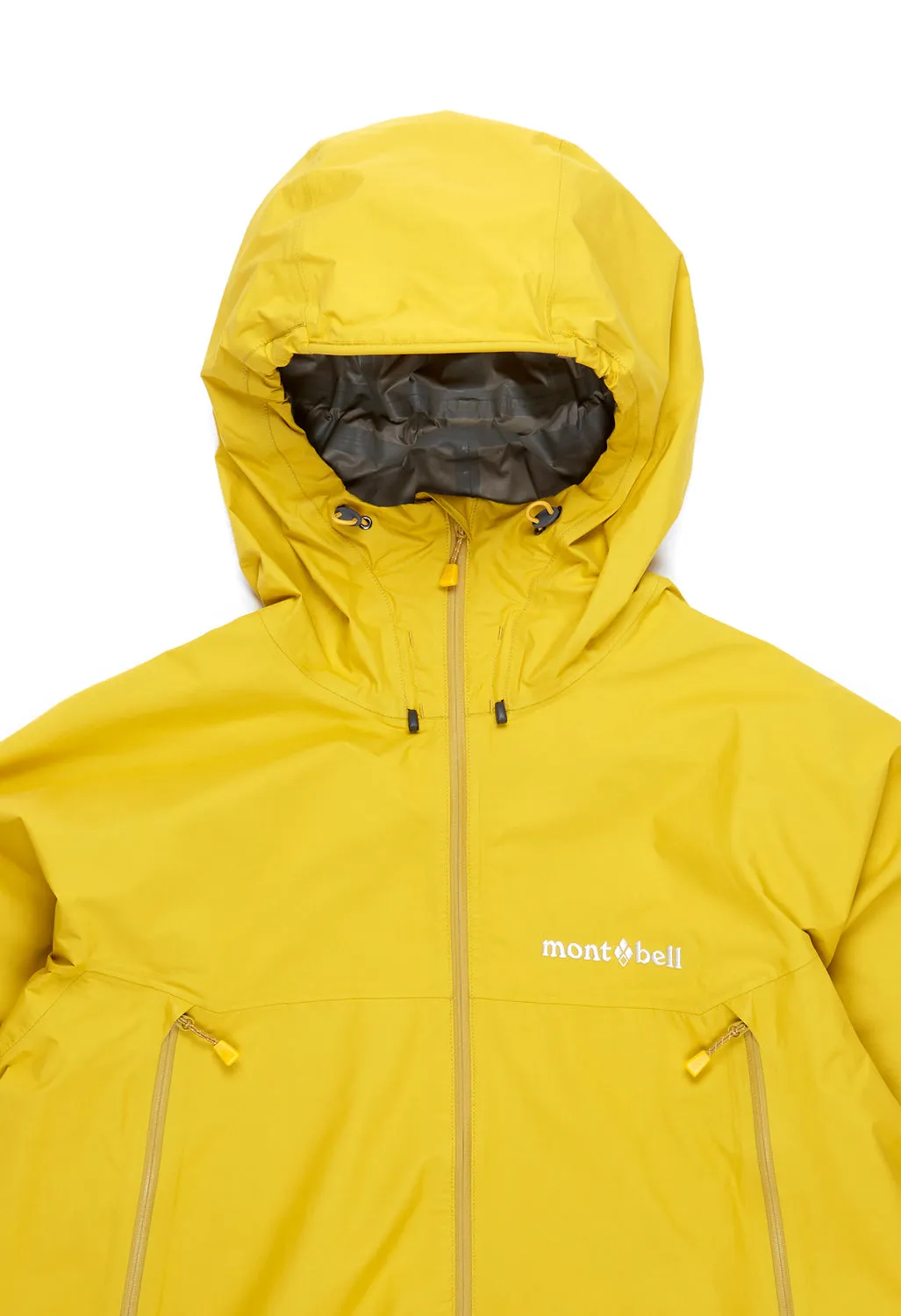 Montbell Men's Rain Trekker Jacket - Mustard