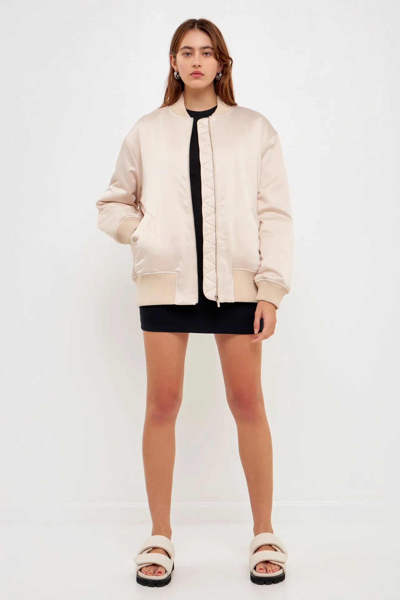 Oversized Bomber Jacket