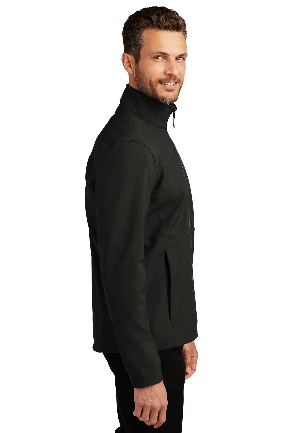 Port Authority Collective Soft Shell Customized Jackets, Deep Black