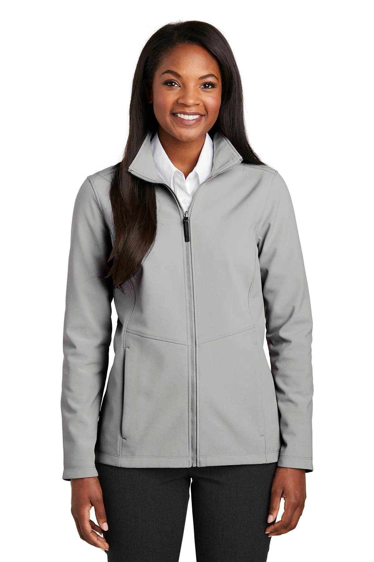 Port Authority Ladies Collective Customized Soft Shell Jackets, Gusty Grey