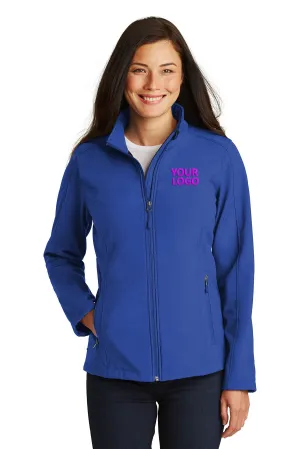 Port Authority Ladies Core Soft Shell Customized Jackets, True Royal