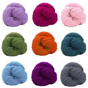 Premium Super Bulky (Chunky) Weight Solid Color Merino Yarn