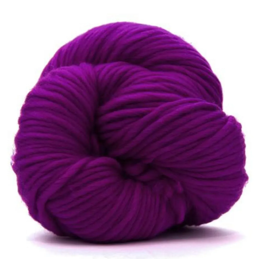 Premium Super Bulky (Chunky) Weight Solid Color Merino Yarn