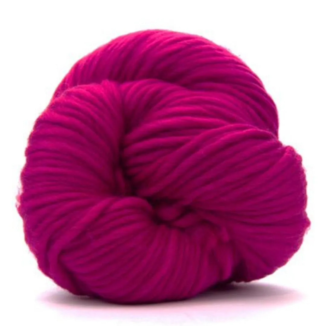 Premium Super Bulky (Chunky) Weight Solid Color Merino Yarn