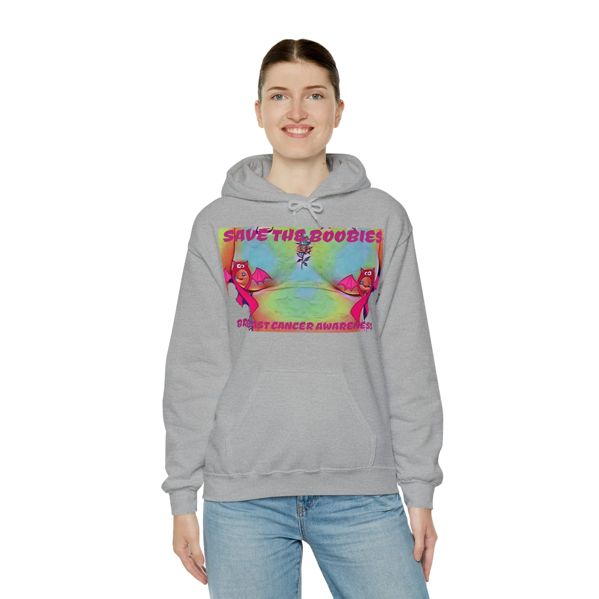 SAVE THE BOOBIES Hooded Sweatshirt