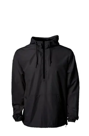 SMF Lightweight Black Pullover Windbreaker