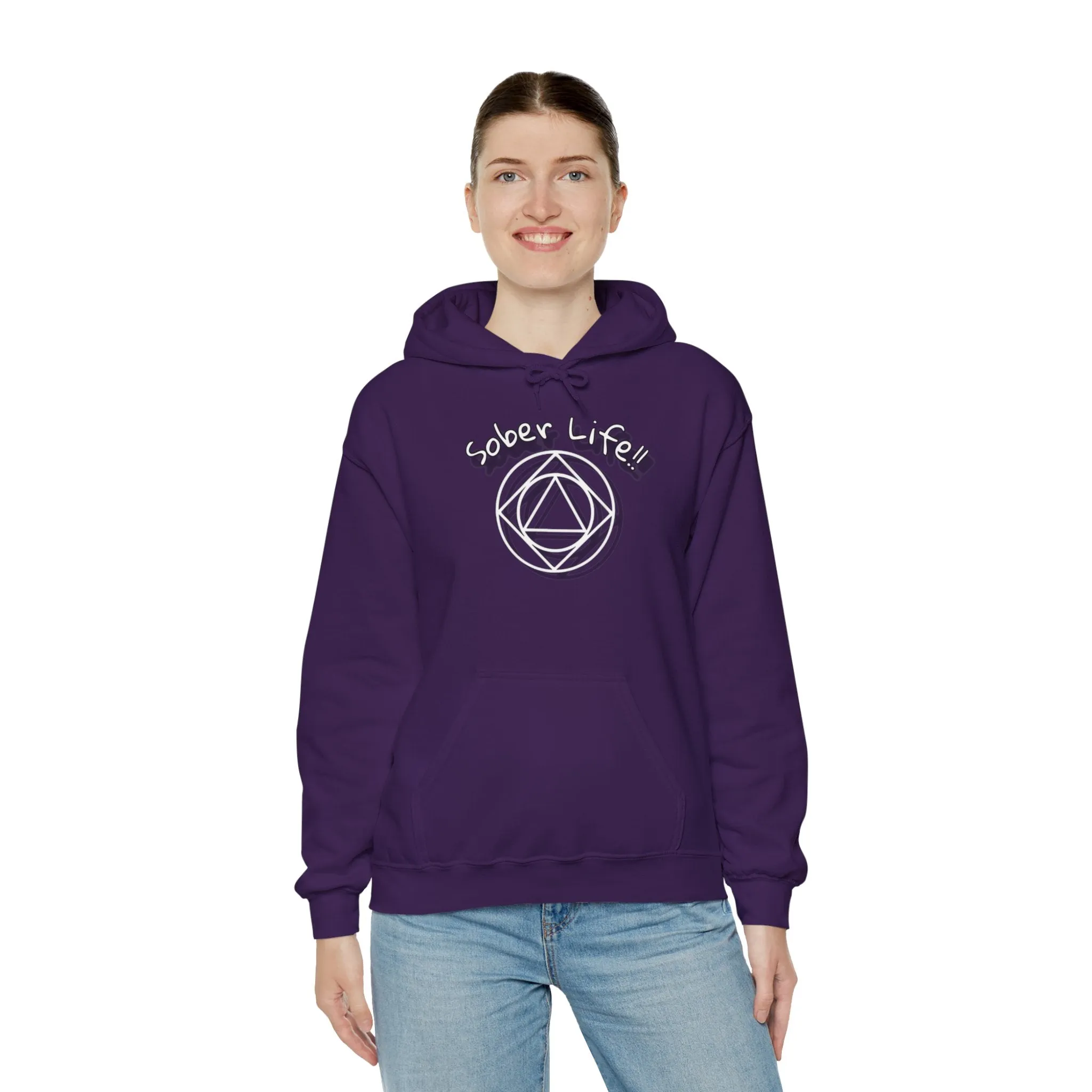 Sober Life Unisex Heavy Blend™ Hooded Sweatshirt